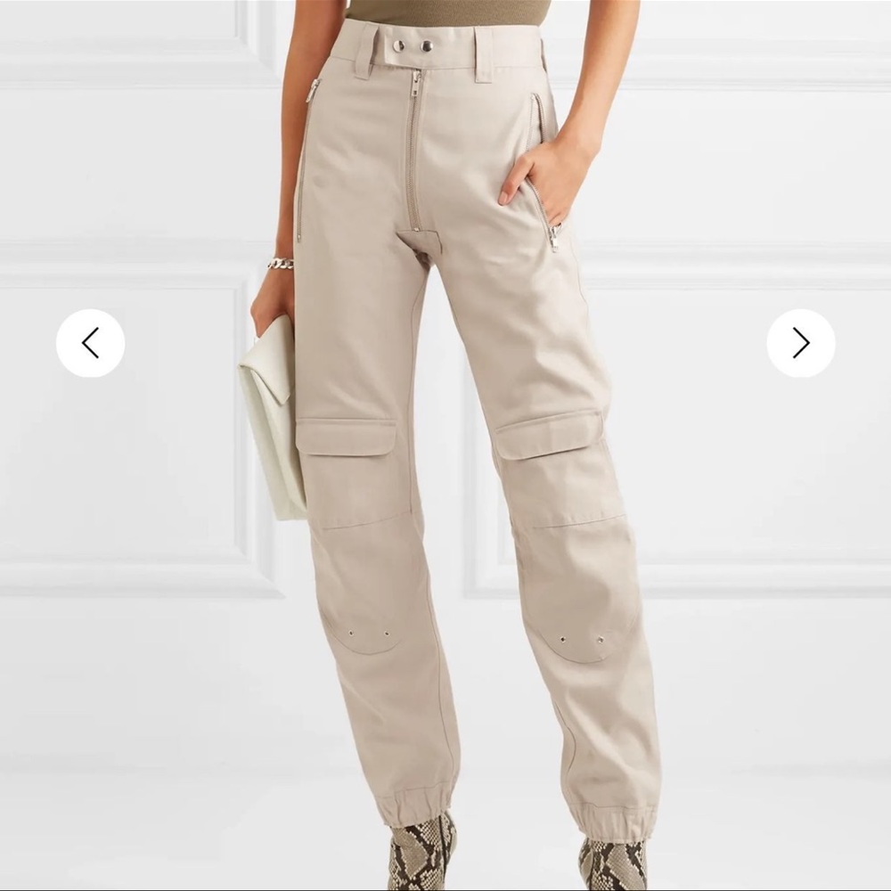 GMBH Yolanda zipper front biker cargo pants